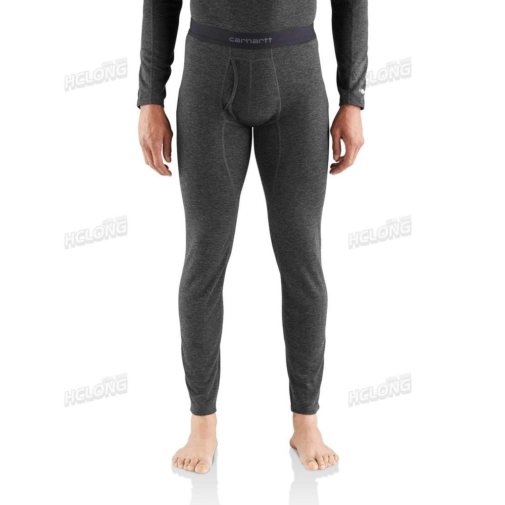 Buy Carhartt Pants, Jeans & Shorts New Zealand - Base Force Heavyweight  Poly-Wool Bottom Mens Black Heather
